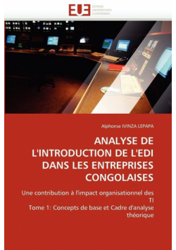 Analyse de l''introduction de l''edi dans les entreprises congolaises