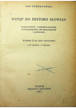 Wstęp do historii Słowian