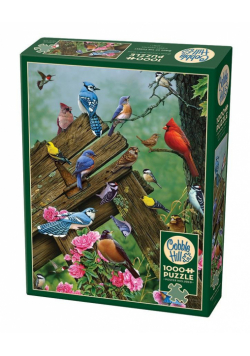 Puzzle 1000 Ptaki leśne