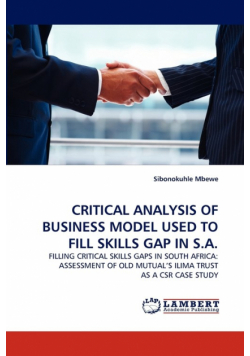Critical Analysis of Business Model Used to Fill Skills Gap in S.A.