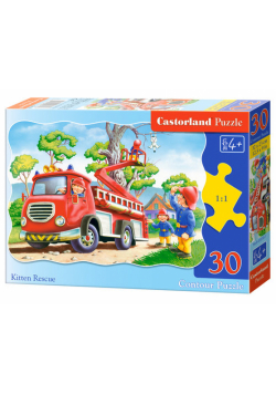 Puzzle konturowe Kitten Rescue 30