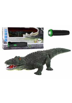Krokodyl R/C sterowany latarką