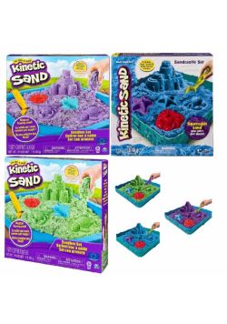 Kinetic Sand Zamek z piaskownicą mix 454g
