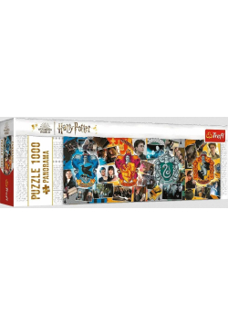 Puzzle 1000 Cztery domy Hogwartu TREFL