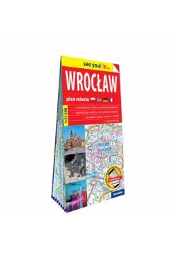 Wrocław; papierowy plan miasta 1:22 500