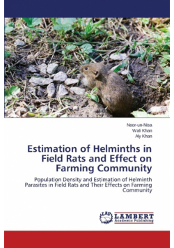 Estimation of Helminths in Field Rats and Effect on Farming Community