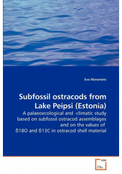 Subfossil ostracods from Lake Peipsi (Estonia)