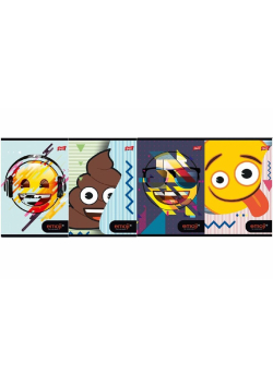 Zeszyt A5/32K kratka Emoji (15szt)