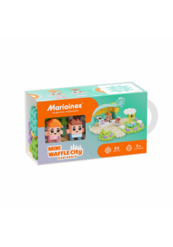 Marioinex Klocki Mini Waffle Kawiarnia 80 elementów