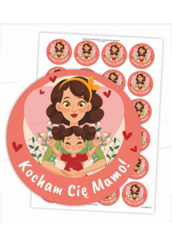 Naklejki kocham Cię mamo!