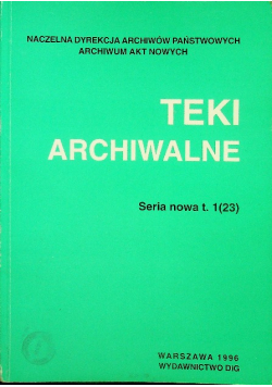 Teki archiwalne tom 1