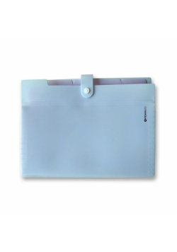 Teczka z przegródkami A4 PP-105 niebieska