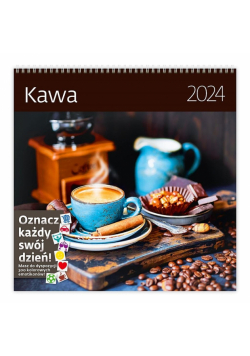 Kalendarz 2024 30x30 Kawa HELMA
