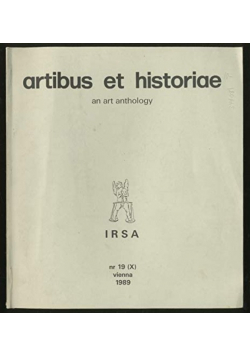 Artibus et historiae an art anthology in this issue special