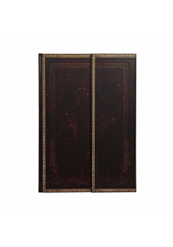 Notatnik gładki Paperblanks Black Moroccan Grande
