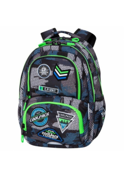 Plecak szkolny CoolPack Spiner Termic Badges Boys Grey