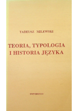 Teoria typologia i historia języka