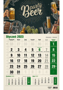Kalendarz 2023 jednodzielny EKO mix2