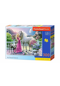 Puzzle 300 Mój przyjaciel Jednorożec CASTOR