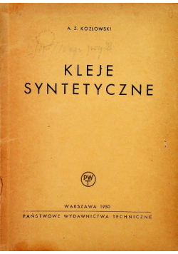 Kleje syntetyczne 1950 r.