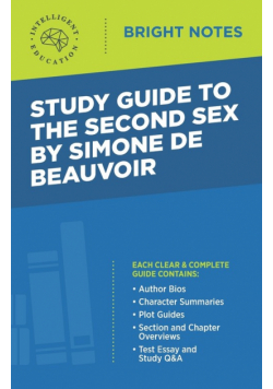 Study Guide to The Second Sex by Simone de Beauvoir