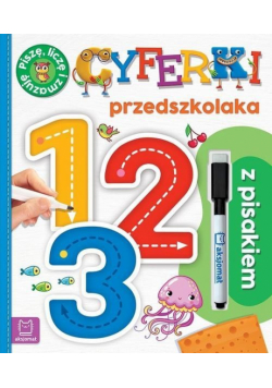 Cyferki przedszkolaka z pisakiem Piszę, liczę i zmazuję Wydanie specjalne