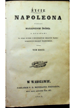 Życie Napoleona tom 2 1841 r.