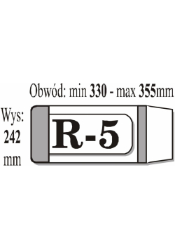 Okładka książkowa regulowana R5 (50szt) IKS
