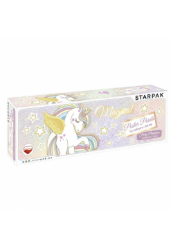 Farby plakatowe 12 kolorów 20ml Unicorn