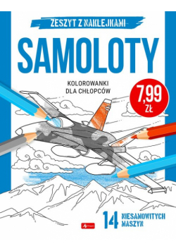 Kolorowanki dla chłopców Samoloty