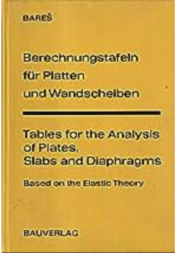 Berechnungstafeln für platten und wandscheiben