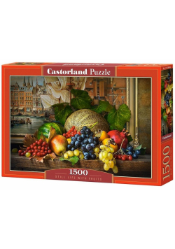 Puzzle 1500 Martwa natura z owocami CASTOR