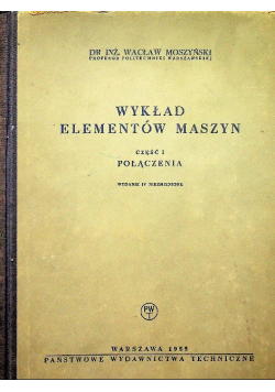 Wykład elementów maszyn cześć I