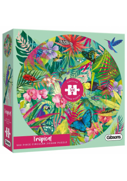 Puzzle 500 Las tropikalny (okrągłe) G3