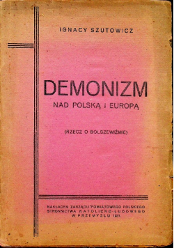 Demonizm Nad Polską i Europą 1931 r