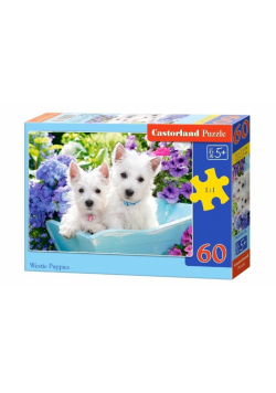 Puzzle 60 Westie Puppies CASTOR