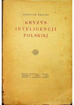 Kryzys inteligencji polskiej 1919 r.