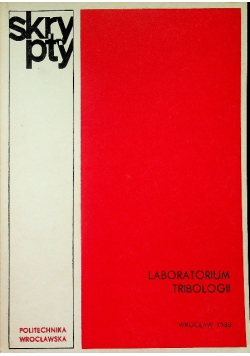 Laboratorium tribologii