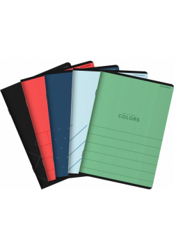Zeszyt A5/80K kratka Colors mix (5szt)