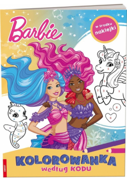 Barbie Dreamtopia Kolorowanka według kodu