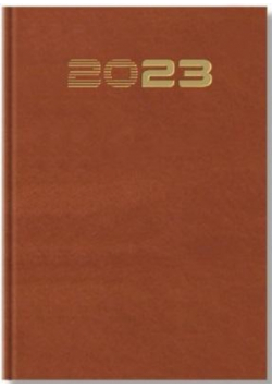 Terminarz 2023 B7 Standard brązowy