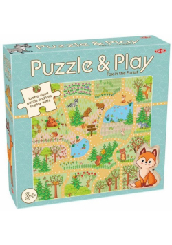 Puzzle z grą: Lis w lesie