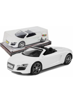 Kabriolet z naciągiem biały 1:18