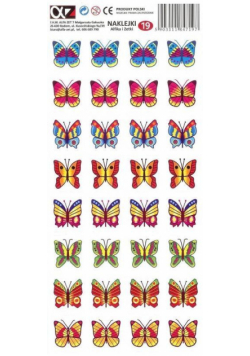 Naklejki Alfika i Zetki 19 Motyle