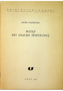 Wstęp do analizy zespolonej