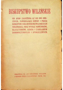 Biskupstwo wileńskie 1912 r.