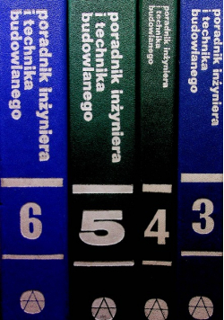 Poradnik inżyniera i technika budowlanego 4 tomy