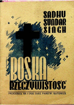 Boska rzeczywistość myśli o Bogu człowieku i naturze  1950 r.