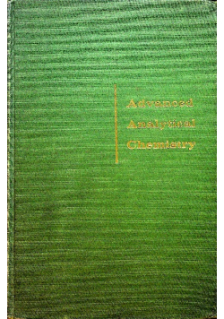 Advanced analytical chemistry