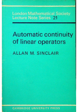 Automatic continuity of linear operators
